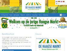 Tablet Screenshot of dehaagsemarkt.nl